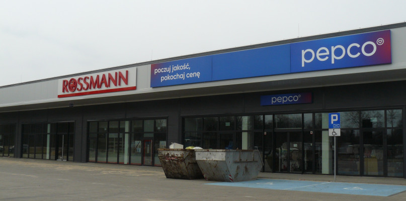 Pepco i Rossmann są już gotowe do otwarcia. Fot. Agnieszka Reczkin