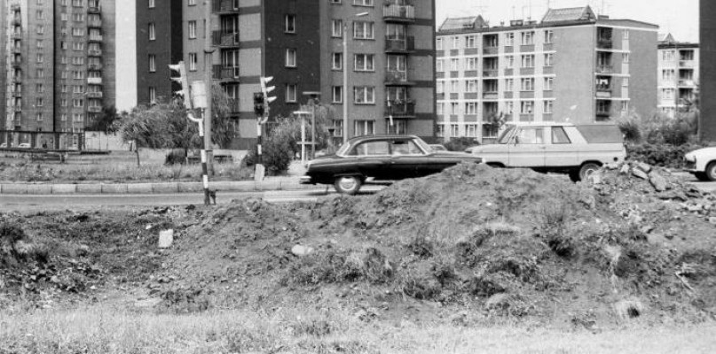 Pierwszy etap, zaplanowany na lata 1967-1972, zakładał postawienie 18 budynków mieszkalnych 5- i 11-kondygnacyjnych. Fot. Archiwum Gwarka 