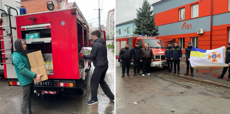 Niedawno do Tarnopola trafił lekki samochód ratowniczo-gaśniczy Lublin 2. Fot. Archiwum UG w Świerklańcu