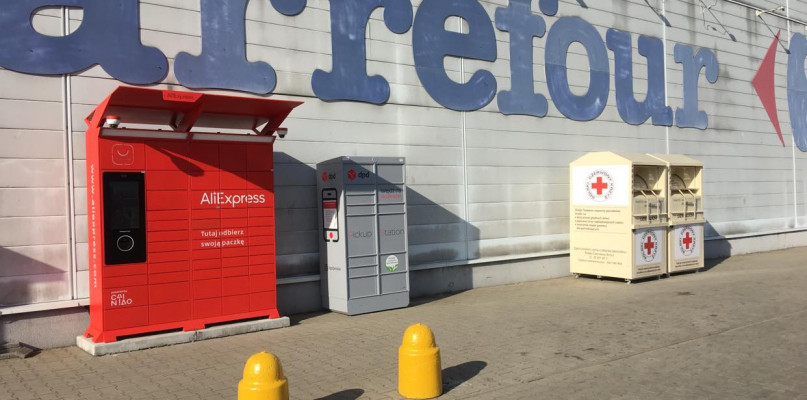 Automat DPD przy ul. Kościuszki 5. Fot. Marcin Rupik 