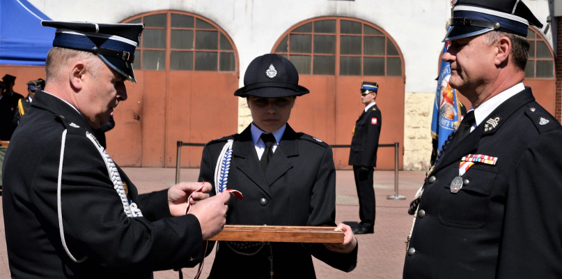 Tarnowskie Góry. Złotym Znakiem Związku Ochotniczych Straży Pożarnych Rzeczpospolitej Polskiej został odznaczony Gerard Nickel. Fot. Jarosław Myśliwski