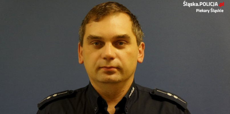 Asp. Dominik Pyrsz. Fot. Archiwum policji