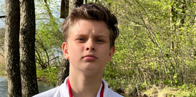 Tarnogórzanin Flawian Krawczyk. Fot. Archiwum prywatne 