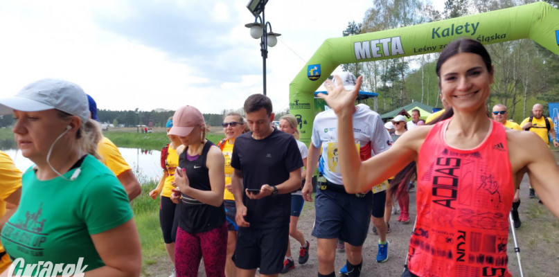 Wings for Live w Kaletach.  W tym roku wystartowało tutaj 145 biegaczy. Fot. Olga Blaszczok