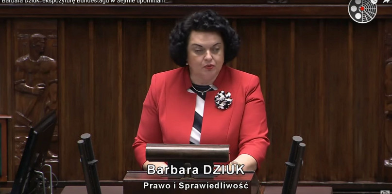 Poseł Dziuk: ekspozyturę Bundestagu w Sejmie upominam o zaprzestanie działalności