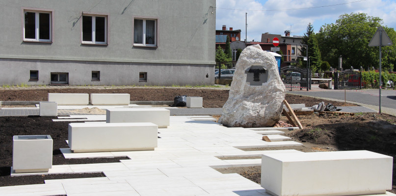 Skwer na ulic Strzeleckiej i Odrodzenia w Tarnowskich Górach. Fot. Alicja Jurasz