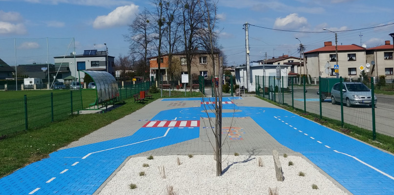 Miasteczka ruchu drogowego znajdują się w Orzechu i w Radzionkowie Fot. Archiwum sołectwa Orzech 