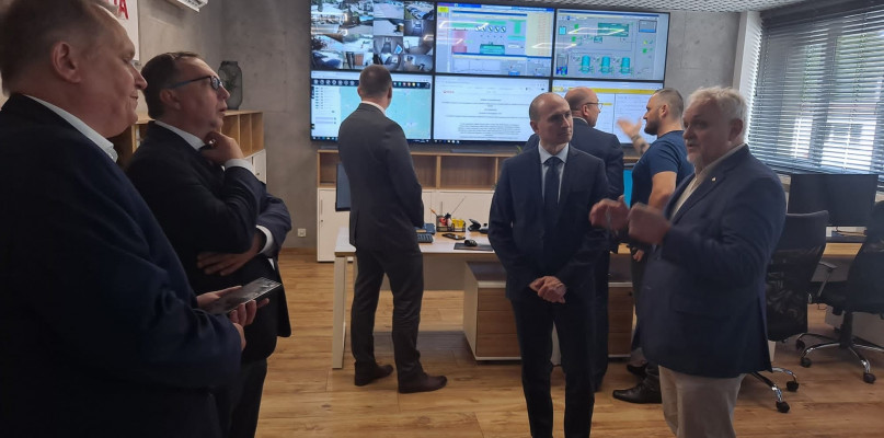 Na otwarcie dyspozytorni ruchu zaproszono m.in. przedstawicieli samorządu. Fot. Archiwum Veolii