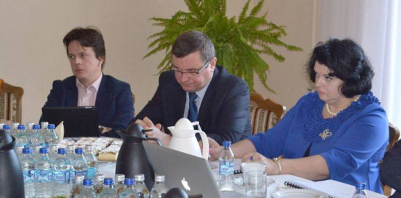 Tomasz Głogowski, Jerzy Polaczek, Barbara Dziuk. Fot. Archiwum Gwarka