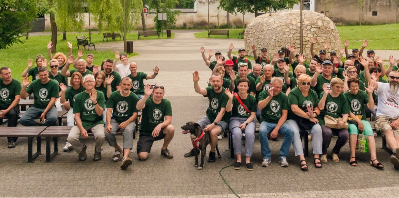 To tylko część ekipy, która zaangażowała się w projekt Spoiwo. Fot. Archiwum Góry Jerzego