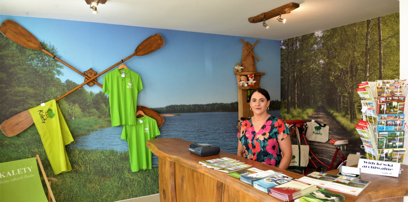 Kalety. W centrum można zaopatrzyć się w foldery turystyczne, mapy i kaletańskie pamiątki. Fot. Jarosław Myśliwski 