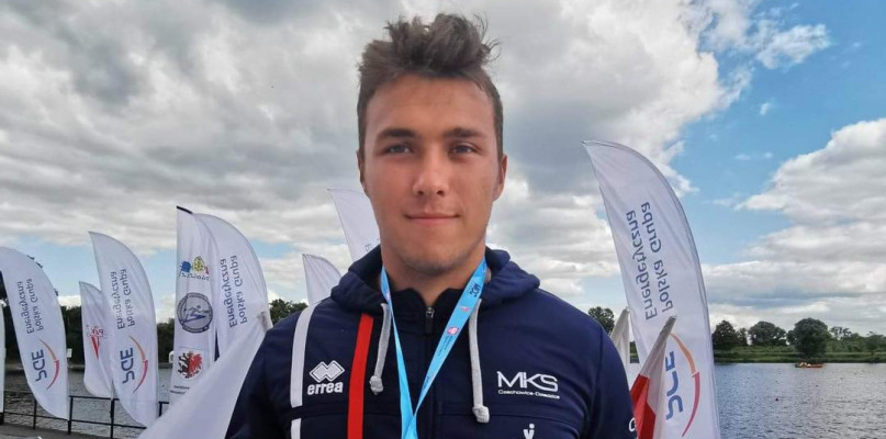 Wiktor Leszczyński - podwójny mistrz Polski. Świetna passa kajakarza 