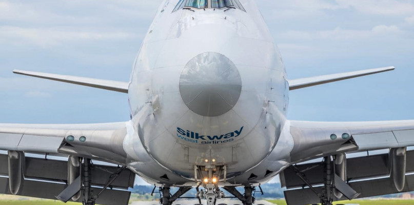 Jumbo jet na lotnisku w Pyrzowicach. Fot. Katowice Airport
