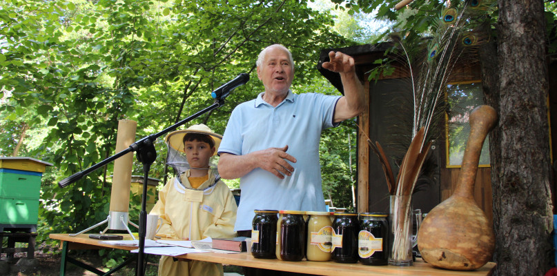 Mirosław Koszelski z wnukiem. Fot. Alicja Jurasz