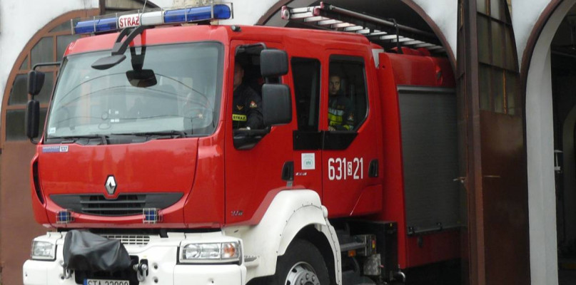 Tarnowskie Góry. Na miejsce zdarzenia pojechało 5 zastępów straży pożarnej. Fot. Archiwum