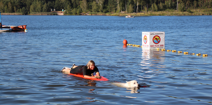 Szkolenie nad zalewem Nakło-Chechło trwa od czerwca. Fot. Alicja Jurasz