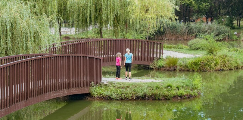 Bytom. W parku Kachla nie brakuje urokliwych miejsc. Fot. Archiwum GZM