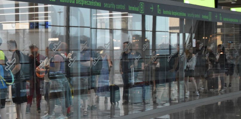 Katowice Airport. Kontrola bezpieczeństwa. Fot. Arciwum SG