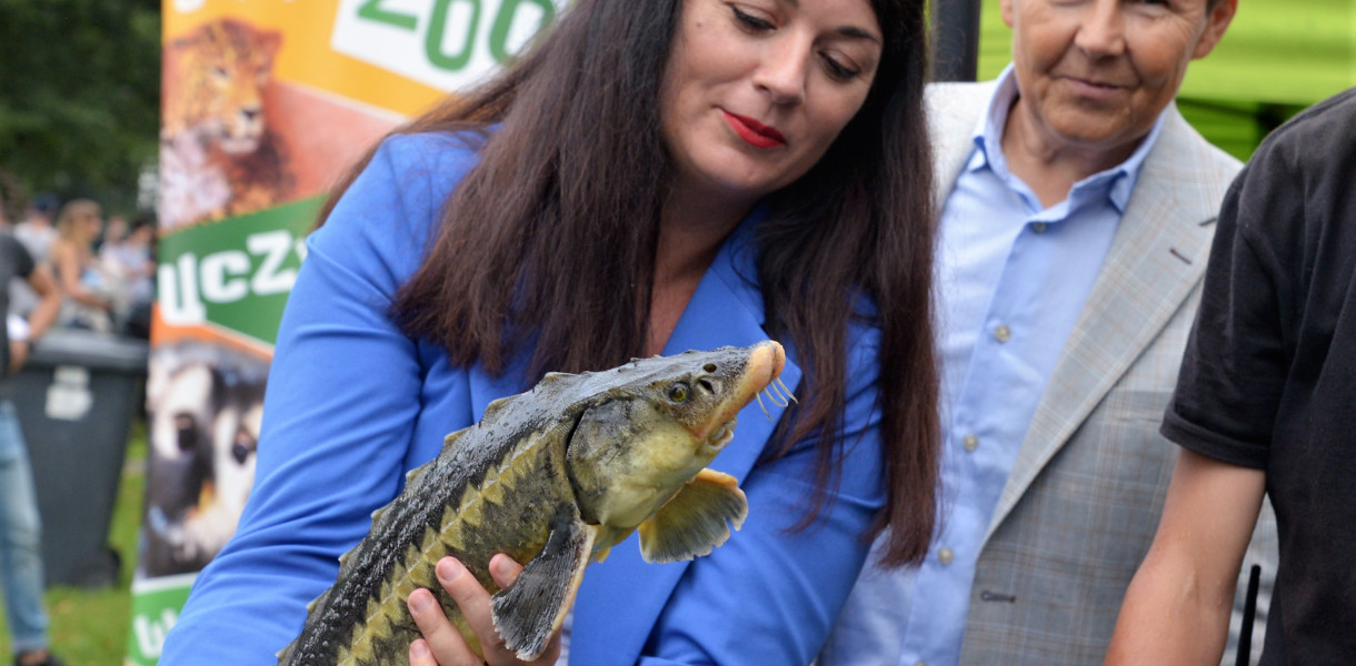W Święcie Ryby uczestniczyła m.in. Izabela Domogała, członek Zarządu Województwa Śląskiego. Fot. Jarosław Myśliwski
