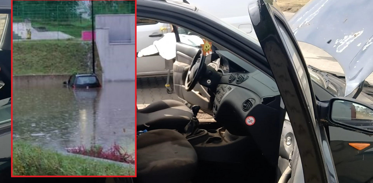 Tarnowskie Góry. Na właściciela auta wylała się fala hejtu. A on ratował halę. Fot. Jarosław Myśliwski/Archiwum Czytelniczki