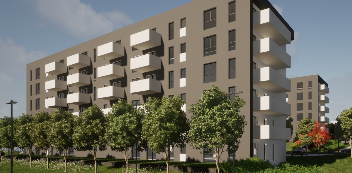 Wizualizacja nowych bloków w Tarnowskich Górach. Fot. Archiwum UM w Tarnowskich Górach 