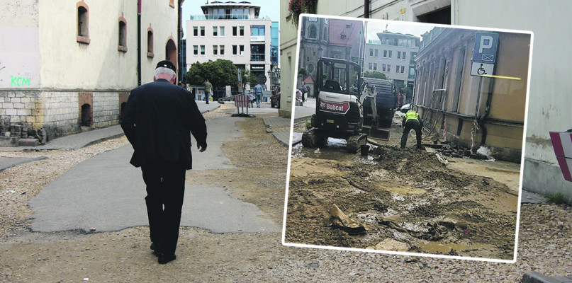 Niedokończona ul. Górnicza. Fot. Archiwum Gwarka