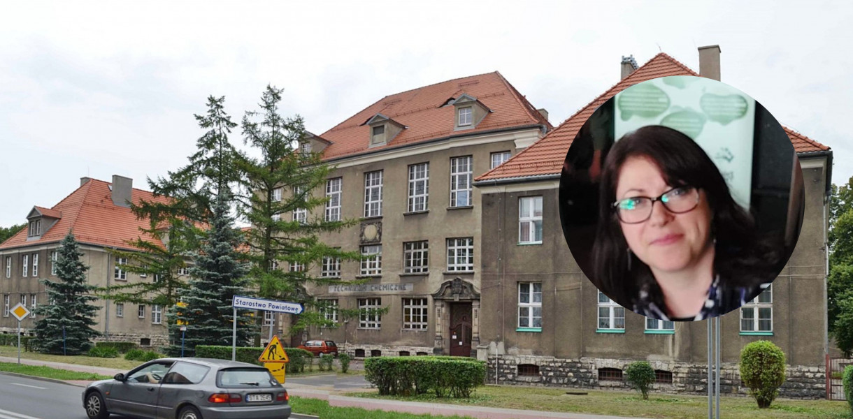 Bogusława Mikołajczyk z Chemika w finale konkursu. Fot. Archiwum szkoły