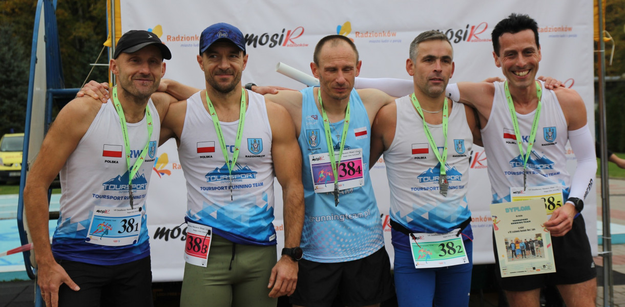 Toursport Running Team zajął I miejsce. Fot. Archiwum MOSiR Radzionków 