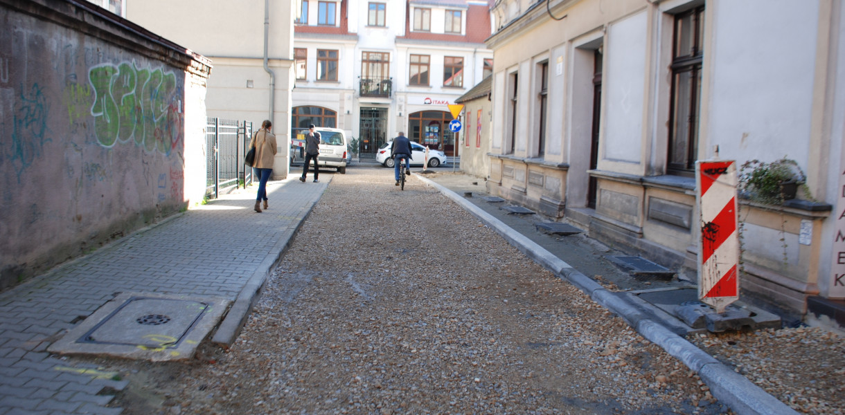 Rozkopana ul. Jurczyka. Fot. Alicja Jurasz