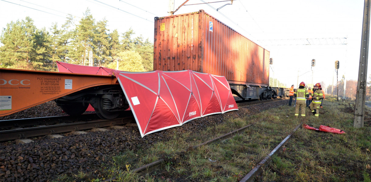 Kalety. Na torach zginęła młoda kobieta. Fot. Jarosław Myśliwski