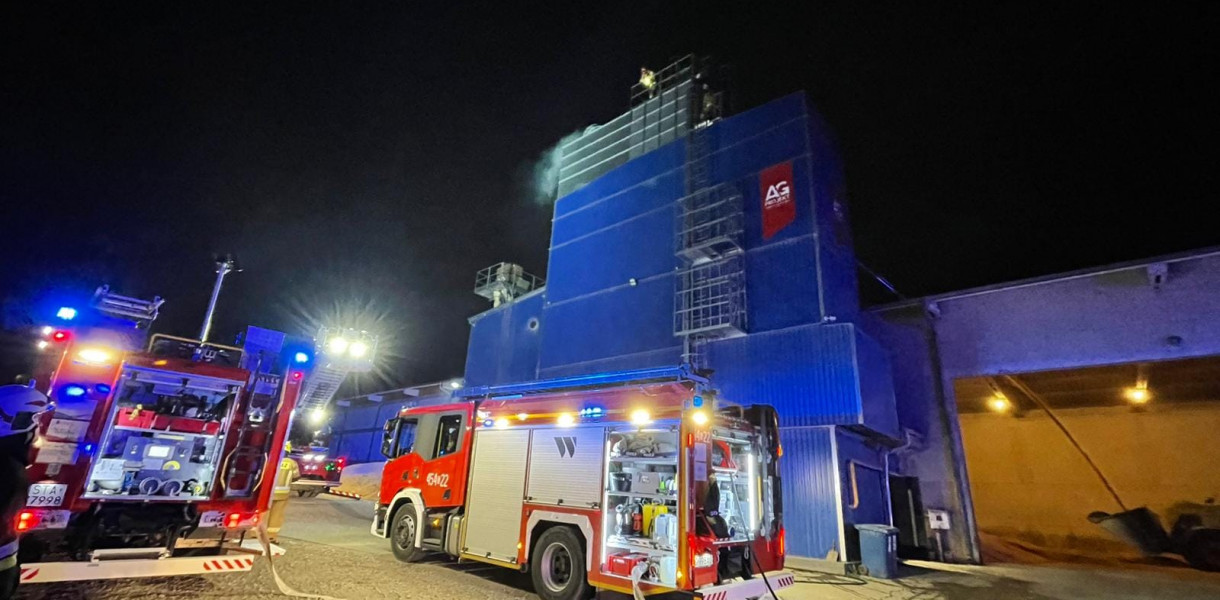 Pożar w Karchowicach. Fot. Archiwum OSP Świętoszowice 