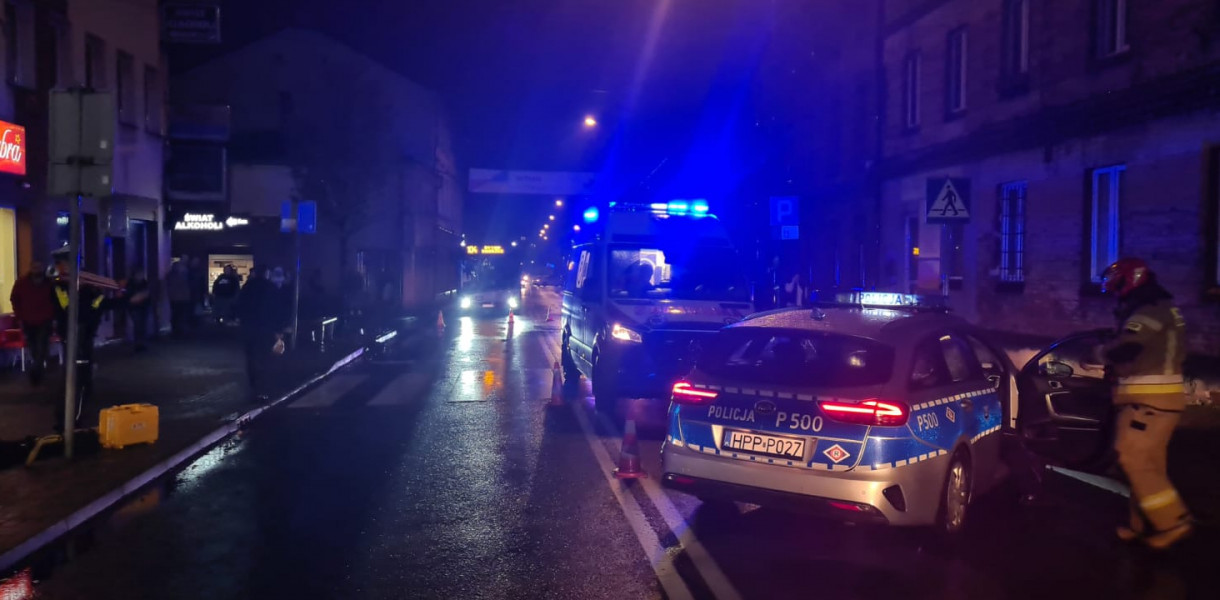 Piekary Śląskie. Kobieta w ciąży została potrącona na przejściu. Fot. Policja Piekary Śląskie