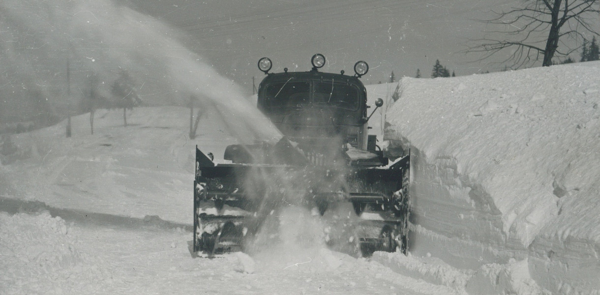 Obecne województwo małopolskie, 1962 r. Fot. GDDKIA, Zespół Historii Drogownictwa