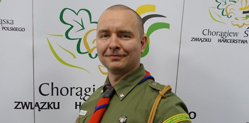 Komendant Hufca ZHP Piekary Śląskie phm. Grzegorz Ociepka został wybrany zastępcą komendanta Chorągwi ds. Ośrodka Harcerskiego w Chorzowie. Fot. Archiwum Hufca ZHP Piekary Śląskie