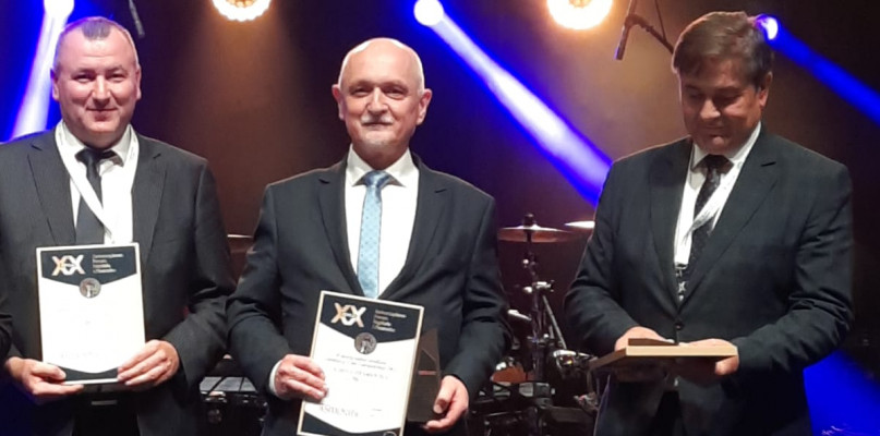 Grzegorz Czapla podczas wręczenia nagród. Fot. Archiwum prywatne 