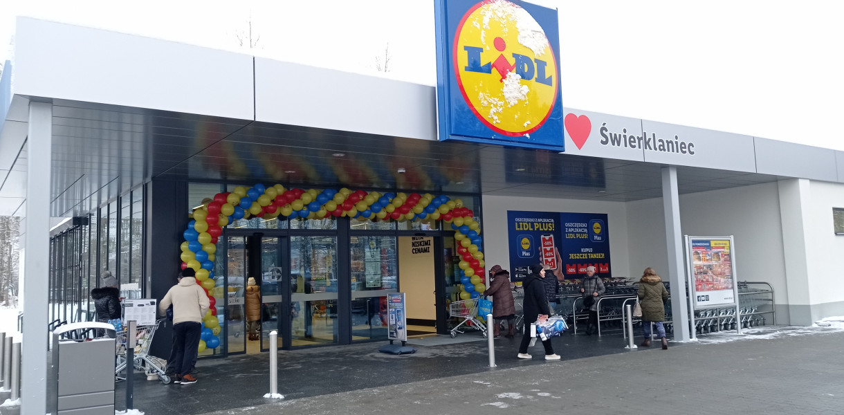 Market Lidl w Świerklańcu. Fot. Alicja Jurasz