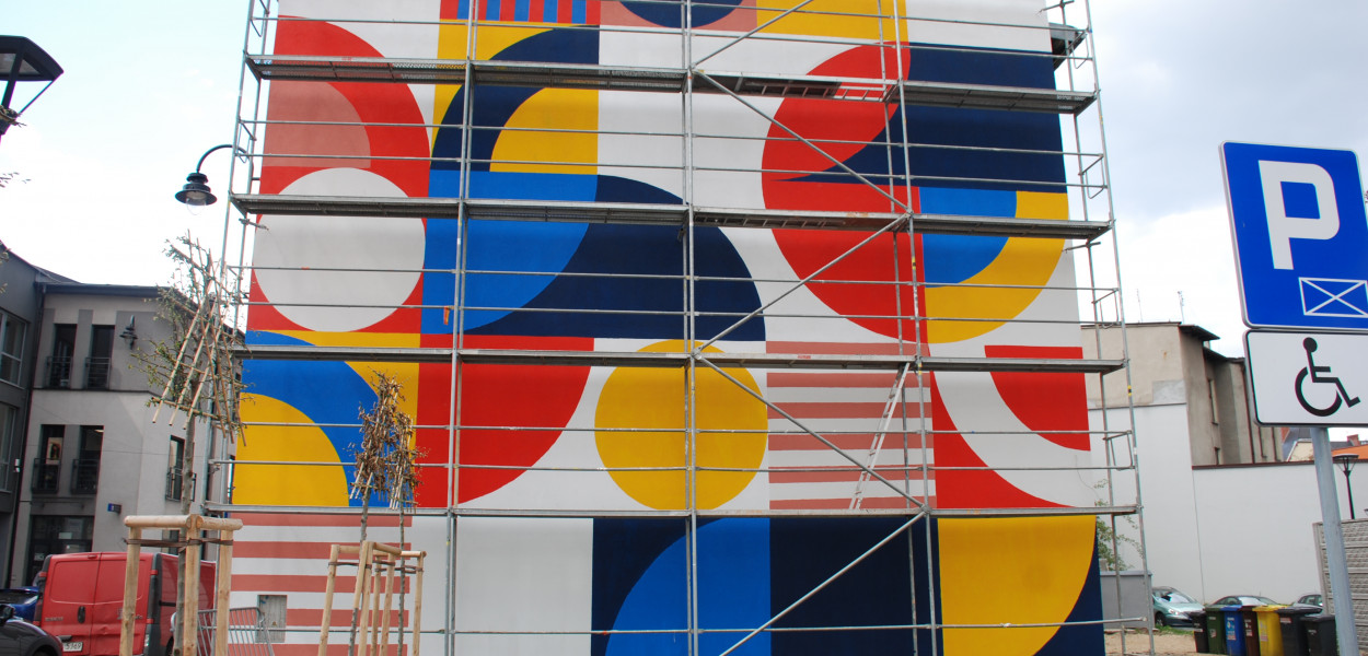 Mural przy parkingu na ul. Opolskiej. Fot. Archiwum Gwarka