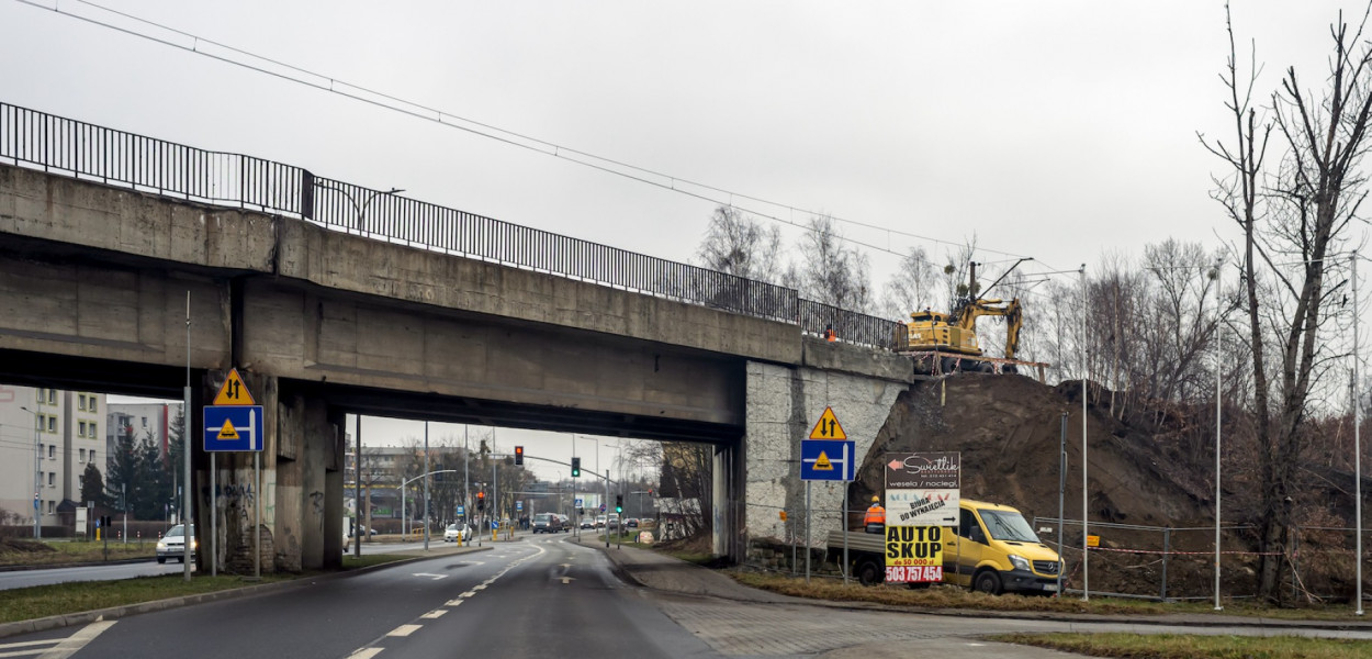Wiadukt nad ul. Strzleców Bytomskich. Fot. Hubert Klimek, UM Bytom