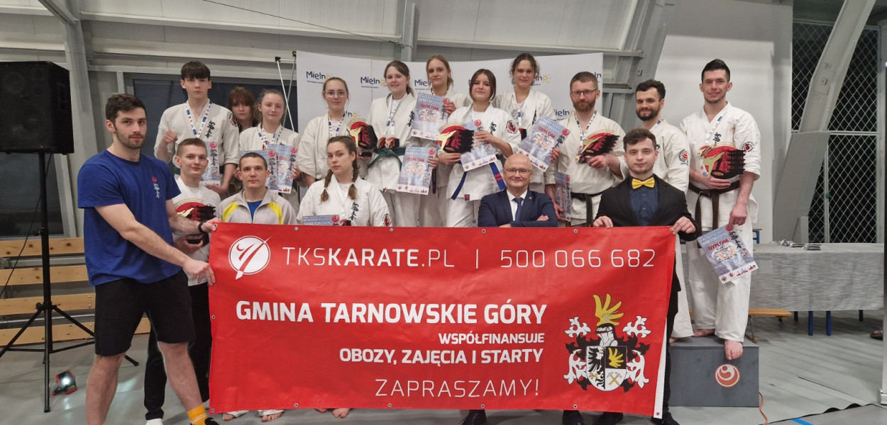 TKS Karate Tarnowskie Góry w klasyfikacji generalnej zajął I miejsce. Fot. Archiwum klubu 