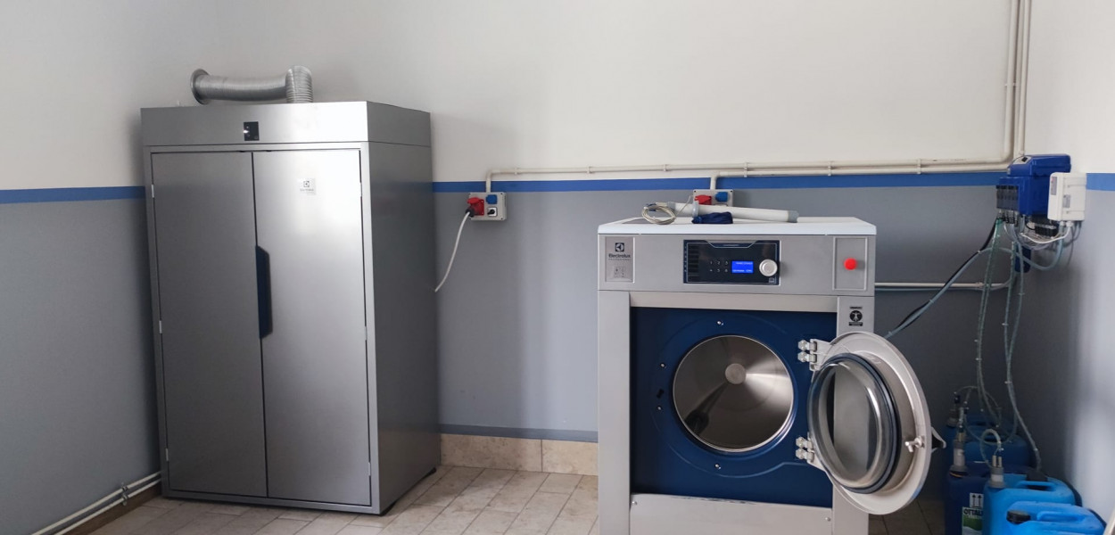 Pralnia w OSP Celiny. Fot. Archiwum OSP Celiny 