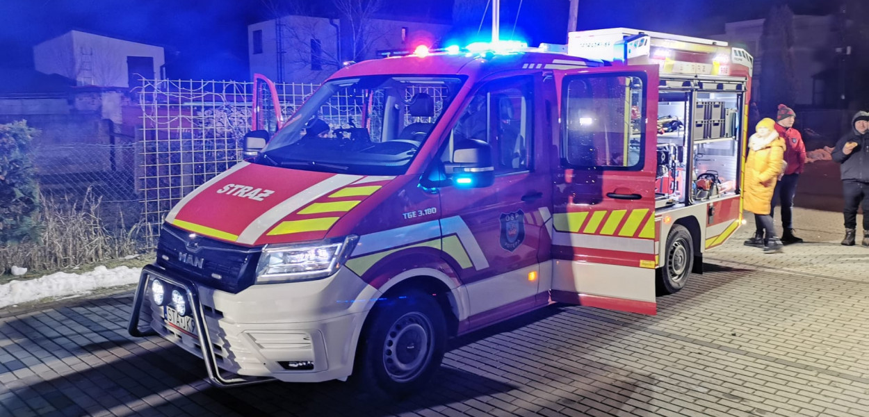 Nowy wóz kosztował 345 tys. zł. Fot. Tarnogórskie 998-112/OSP Potępa 