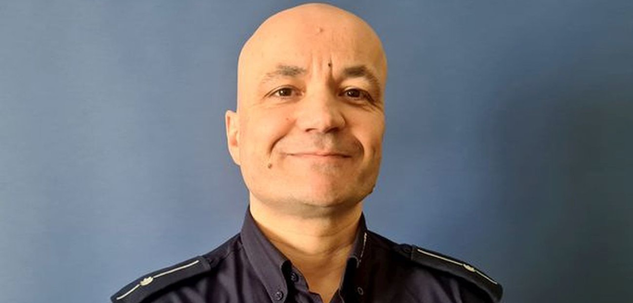 Asp. Tomasz Mijalski Fot. Archiwum policji