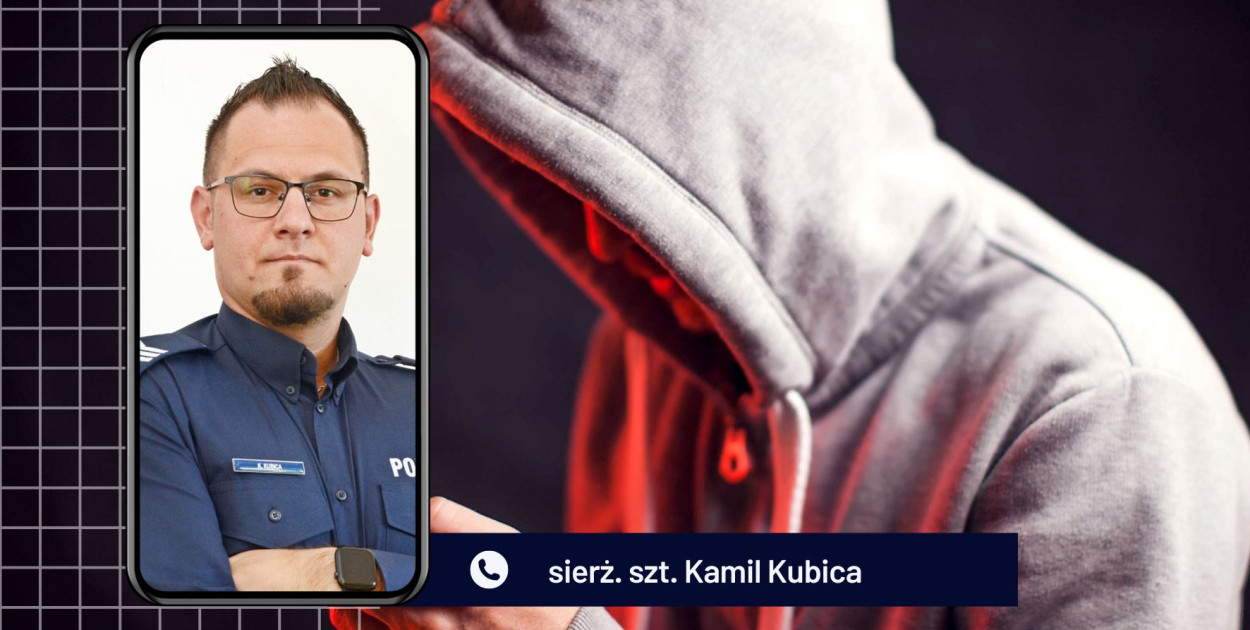 Policja z Tarnowskich Gór zatrzymała mężczyznę, który na parkingu Biedronki w Tworogu zarysował karoserię auta. Fot. Policja Tarnowskie Góry/Canva