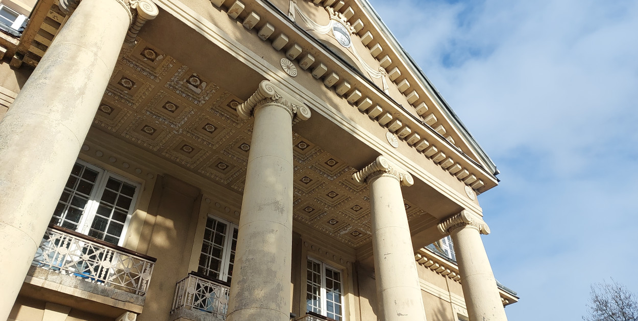 Pałac w Łubiu, obecnie siedziba DPS. Fot. Olga Blaszczok