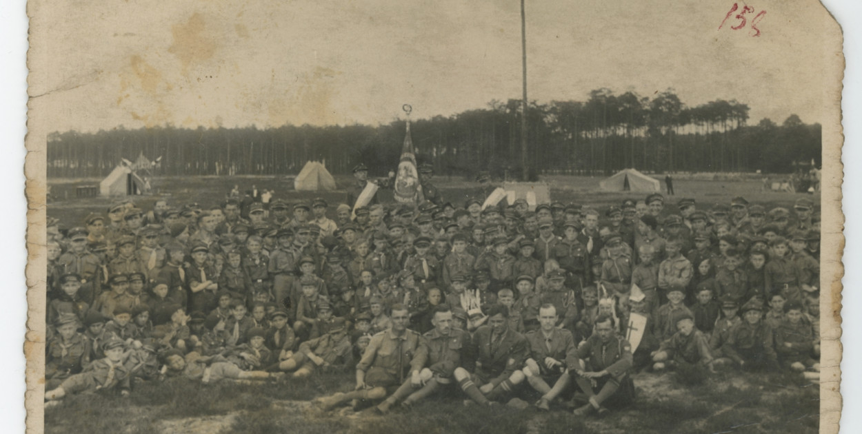 Obóz harcerski w Lasowicach. Fot. ze zbiorów Muzeum w Tarnowskich Górach