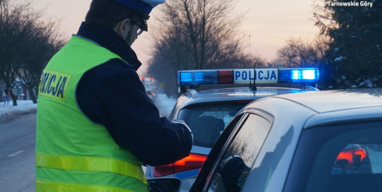 Tarnowskie Góry. 30-latka miała 0,3 promila alkoholu. Kara od 5 tys. zł. Fot. Policja Tarnowskie Góry