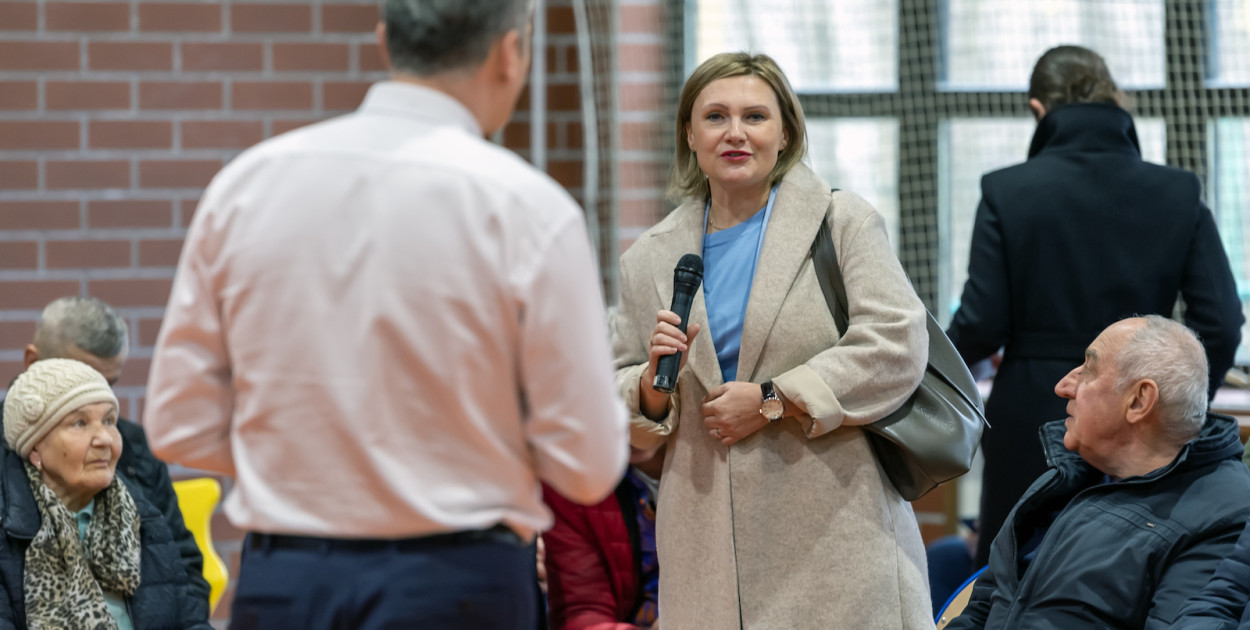 Spotkanie z mieszkańcami Suchej Góry. Fot. Archiwum UM Bytom