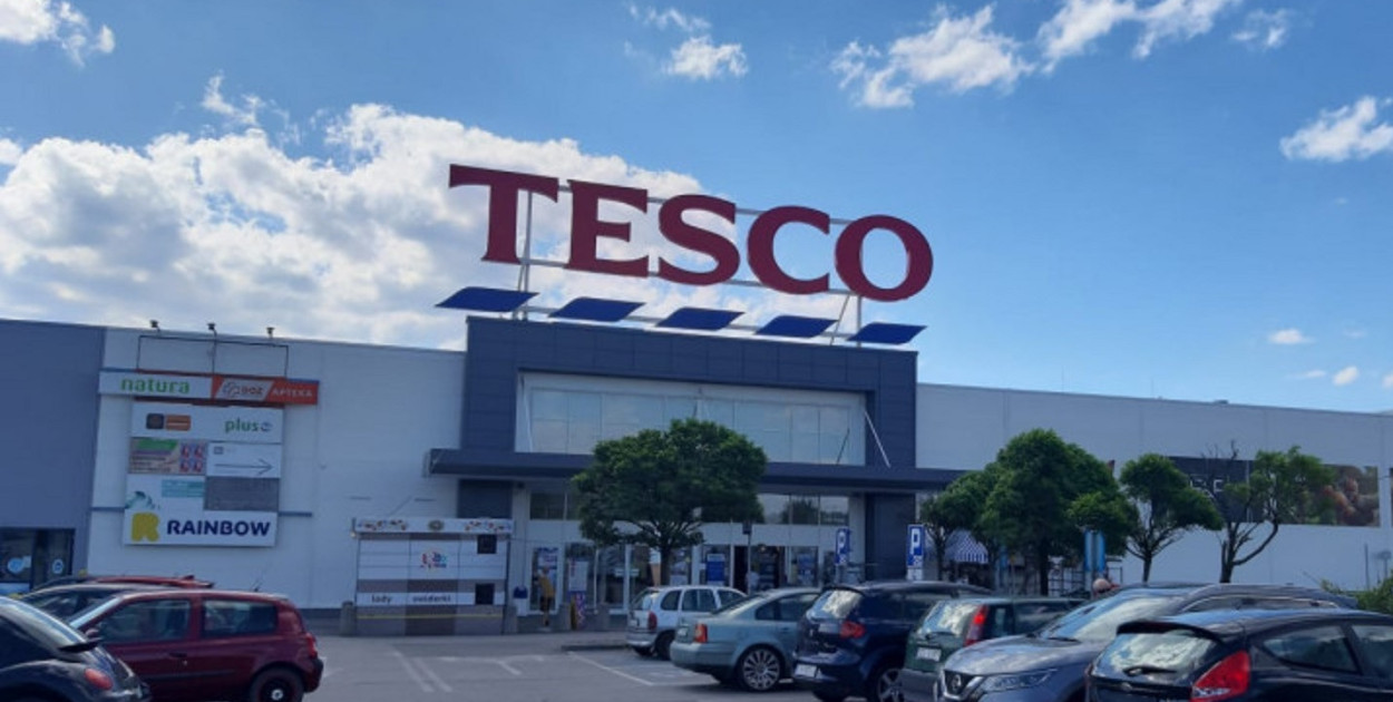 Tesco przy ul. Zagórskiej. Fot. Archiwum Gwarka 