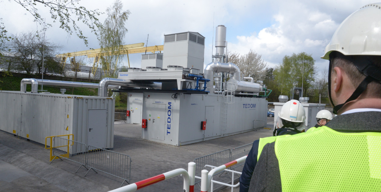 Tarnowskie Góry. Nowoczesna instalacja Veolii Południe ogranicza emisjędwutlenku węgla. Fot. Jarosław Myśliwski