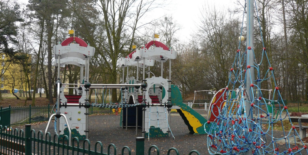 Plac w Strzybnicy wciąż jest zamknięty. Fot. Archiwum Gwarka